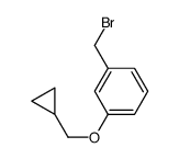 1-(Bromomethyl)-3-(cyclopropylmethoxy)benzene结构式