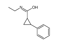 N-ethyl-2-phenylcyclopropane-1-carboxamide结构式