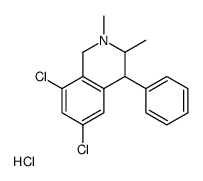 6,8-dichloro-2,3-dimethyl-4-phenyl-1,2,3,4-tetrahydroisoquinolin-2-ium,chloride Structure