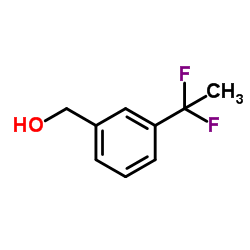 [3-(1,1-Difluoroethyl)phenyl]methanol结构式