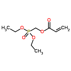 (Diethoxyphosphoryl)methyl acrylate Structure