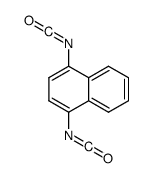 1,4-diisocyanatonaphthalene Structure