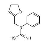 1-(furan-2-ylmethyl)-1-phenylthiourea Structure