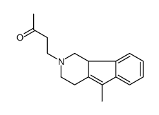 4-(5-methyl-1,3,4,9b-tetrahydroindeno[1,2-c]pyridin-2-yl)butan-2-one结构式