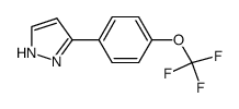 3-[4-(Trifluoromethoxy)phenyl]-1H-pyrazole Structure