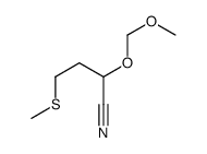 2-(methoxymethoxy)-4-methylsulfanylbutanenitrile Structure