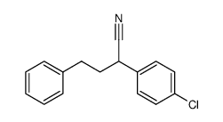 2-(4-Chlorphenyl)-4-phenylbutyronitril结构式