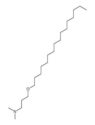 3-hexadecoxy-N,N-dimethylpropan-1-amine结构式