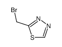 2-(Bromomethyl)-1,3,4-thiadiazole Structure