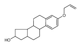 13-methyl-3-prop-2-enoxy-6,7,8,9,11,12,14,15,16,17-decahydrocyclopenta[a]phenanthren-16-ol结构式