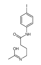 4-acetamido-N-(4-iodophenyl)butanamide Structure