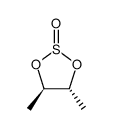 (4R,5R)-4,5-dimethyl-1,3,2-dioxathiolane 2-oxide Structure