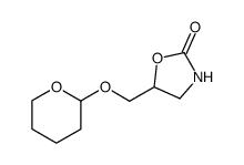 5-tetrahydro-2H-2-pyranyloxymethyl oxazolidin-2-one Structure