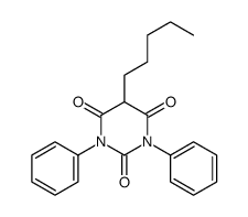 5-Pentyl-1,3-diphenylbarbituric acid结构式