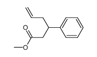 methyl 3-phenylhex-5-enoate结构式