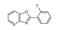 2-(2-fluorophenyl)-[1,3]oxazolo[4,5-b]pyridine Structure