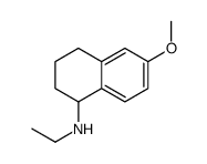 N-ethyl-6-methoxy-1,2,3,4-tetrahydronaphthalen-1-amine Structure