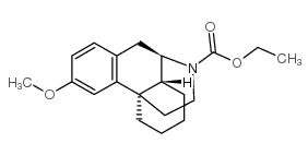 17-Ethoxycarbonyl-3-methoxymorphinan Structure