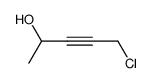 3-Pentyn-2-ol, 5-chloro- structure