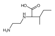 (2S,3S)-2-(2-aminoethylamino)-3-methylpentanoic acid Structure