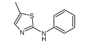 5-methyl-N-phenyl-1,3-thiazol-2-amine Structure