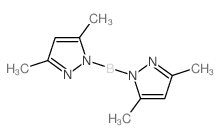 bis(3,5-dimethyl-1H-pyrazol-1-yl)-l4-borane结构式