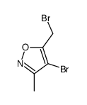 4-Bromo-5-(bromomethyl)-3-Methylisoxazole结构式