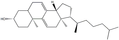 Cholesta-7,9(11)-dien-3β-ol结构式