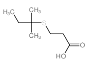 Propanoic acid,3-[(1,1-dimethylpropyl)thio]- picture