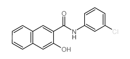 2-Naphthalenecarboxamide,N-(3-chlorophenyl)-3-hydroxy- picture