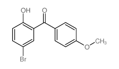 Methanone,(5-bromo-2-hydroxyphenyl)(4-methoxyphenyl)- Structure