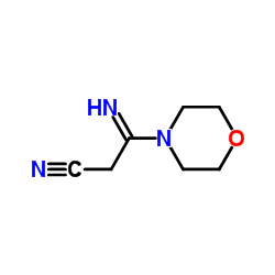 Morpholine,4-(2-cyano-1-iminoethyl)- (9CI) structure