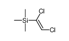 1,2-dichloroethenyl(trimethyl)silane Structure