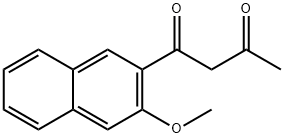 1-(3-Methoxynaphthalen-2-yl)-1,3-butanedione Structure