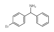 Benzenemethanamine,4-bromo-a-phenyl- Structure
