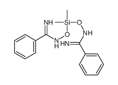 N'-[[[amino(phenyl)methylidene]amino]oxy-dimethylsilyl]oxybenzenecarboximidamide Structure
