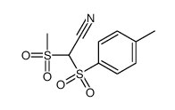 2-(4-methylphenyl)sulfonyl-2-methylsulfonylacetonitrile结构式