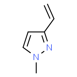 1H-Pyrazole, 1-methyl-3-vinyl- structure