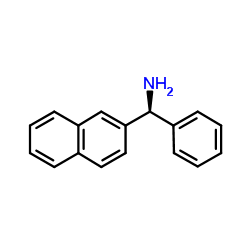 (S)-A-PHENYL-2-NAPHTHALENEMETHANAMINE结构式