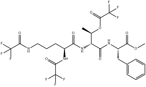 N2,N5-Bis(trifluoroacetyl)-L-Orn-O-(trifluoroacetyl)-D-aThr-L-Phe-OMe picture