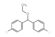 Benzene,1,1'-(ethoxymethylene)bis[4-chloro- Structure