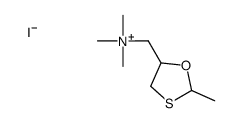 2-methyl-5-trimethylammoniummethyl-1,3-oxathiolane结构式