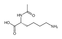 (R)-2-乙酰氨基-6-氨基己酸结构式