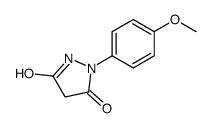 1-(4-methoxyphenyl)pyrazolidine-3,5-dione结构式