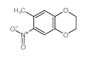 7-Methyl-6-nitro-1,4-benzodioxan结构式