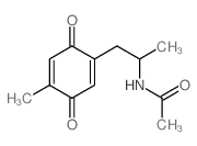 Acetamide,N-[1-methyl-2-(4-methyl-3,6-dioxo-1,4-cyclohexadien-1-yl)ethyl]- picture