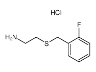 2-o-fluorobenzylthio ethylamine hydrochloride Structure