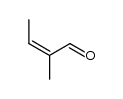 tiglaldehyde Structure