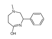 1-methyl-3-phenyl-1,4-diazepan-5-one Structure