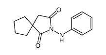 2-anilino-2-azaspiro[4.4]nonane-1,3-dione Structure